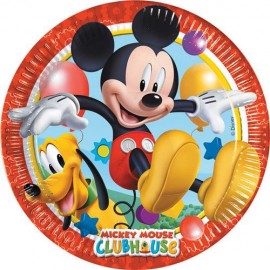 8 Assiettes Mickey Mouse 23 cm
