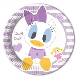 8 Assiettes Baby Minnie 20 cm 8 Assiettes Baby Minnie 20 cm