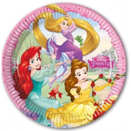 8 Assiettes Princesse de Rêve Disney 23 cm
