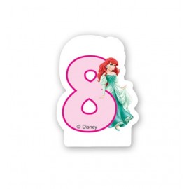 Bougie nº8 Princesse Disney