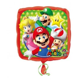 Ballon en Mylar Super Mario 43 cm