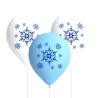 8 Ballons flocons de neige