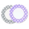 8 Assiettes à Pois 23 cm