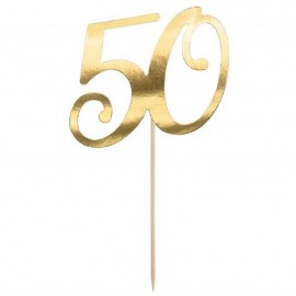 Topper 50 ans 19 cm