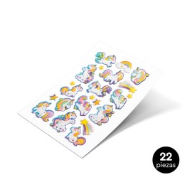 Autocollants Licornes Étoiles