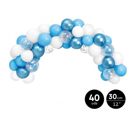 Guirlande de Ballons Bleu 150 cm