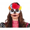 Masque Catrina avec fleurs