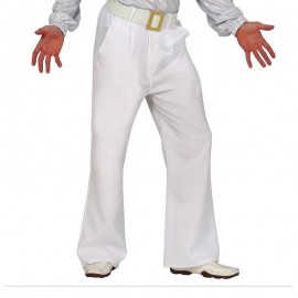 Pantalon disco blanc