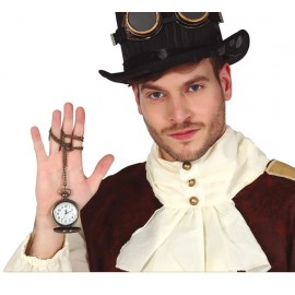 Montre de poche Steampunk avec chaîne