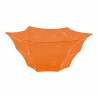 Plateau aperetif orange 30X14 cm en plastique