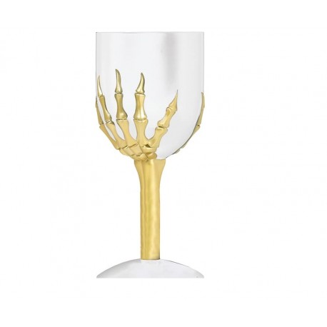 Verre à Vin ou Rafraîssement Squelette 18 cm