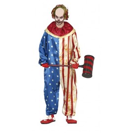 Déguisement de Clown Patriote pour Adultes