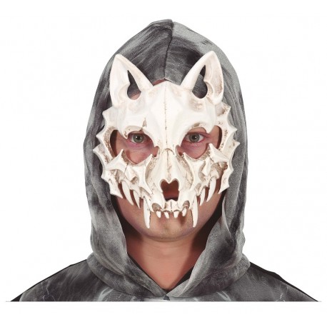 Máscara Calavera Gato Pvc