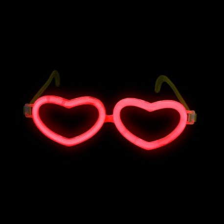 Lunettes Lumineuses Coeur en Gros (50 u.)