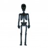 Silhouettes de squelettes néon