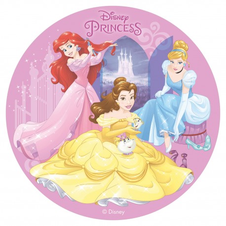 Disque Azyme avec les Princesses Disney 20 cm