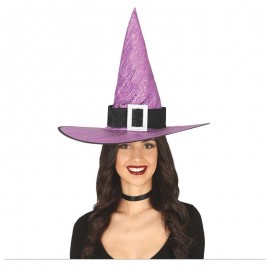 Chapeau de sorcière lilas