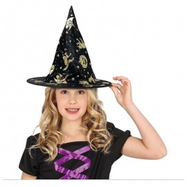 Chapeau de sorcière noir pour enfants