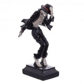 Squelette Michael Jackson Polyrésine 14 X 10 X 28 Cm