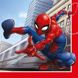 20 Serviettes Spider Man 33 cm