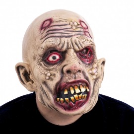 Masque tête de zombie en latex