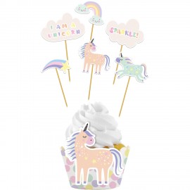 12 Toppers Licorne