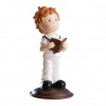 Figure Communion Enfant Avec Bible 13,50 Cm