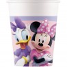 8 Vasos Minnie Rosa de Papel