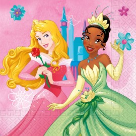 20 Serviettes Princesse de Rêve Disney 33 cm