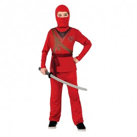 Déguisement Ninja Crâne Rouge pour Enfants