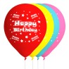 8 ballons en Latex Joyeux Anniversaire