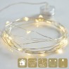 Guirlande de Noël jaune 100 LED Espacement des ampoules 10cm Extension 990cm