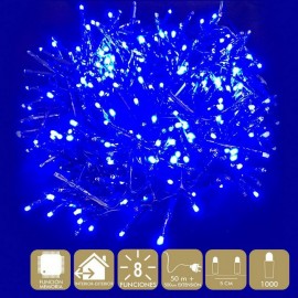 1000 Led Lights 8 Functions Blue Colour Chain Of 2 997 Cm