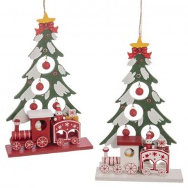Arbre Train 20 X 12 X 4 Cm
