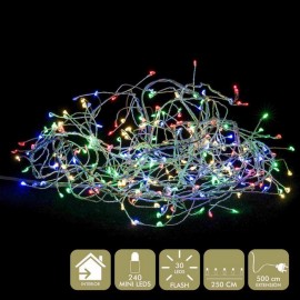 Guirlande 240 Multicolore Led Garland 250 Cm