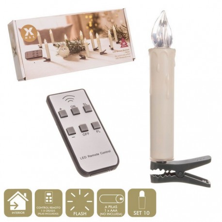 Bougie à Led avec Piles et Télécommande