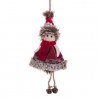 Pendentif Fille en Tissu 20 Cm