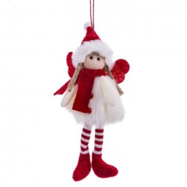 Pendentif Fille Tissu 17 Cm