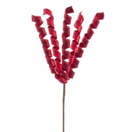 Branche de Paillettes Rouges 55 Cm