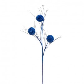 Branche Pailletée enPlastique Bleu 80 Cm