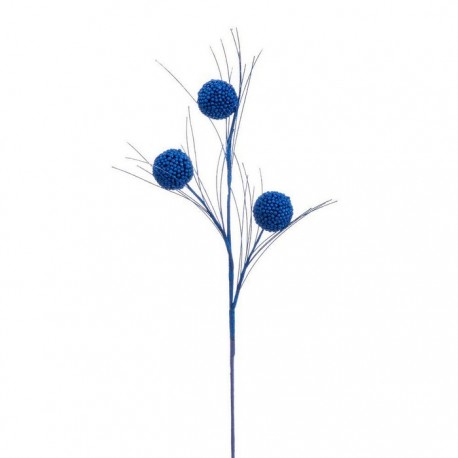 Branche Pailletée enPlastique Bleu 80 Cm