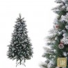 Arbre Mixte 150 Cm 450 Branches Houx Neige