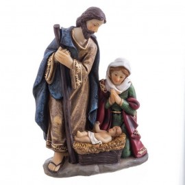 Ornement de la Nativité 3 Figures Polyrésine 14,20 X 6,50 X 19,50 Cm
