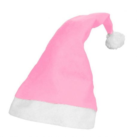 Bonnet de Noël Rose