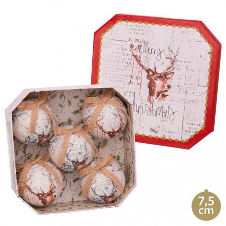 Boules de Mémoire Cerf 7,50 X 7,50 X 7,50 X 7,50 Cm