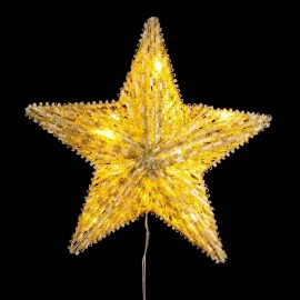 Pendentif étoile 10 lumières 30 cm