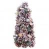 Arbre Pommes de Pins Neige 18 X 18 X 30 Cm