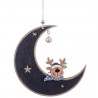 Pendentif Lune de Cerf 26 X 14 X 5 Cm