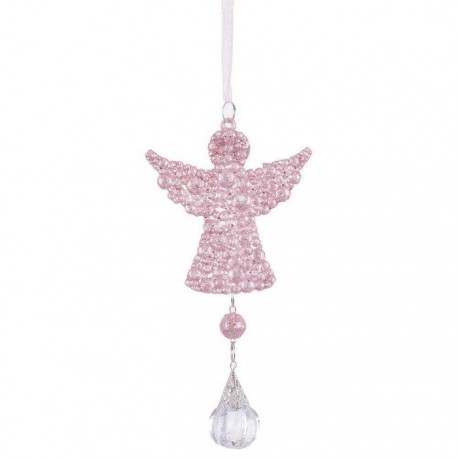 Pendentif Ange Avec Larme en Plastique 18 X 9,50 Cm