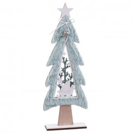 Sapin étoffe Bois 17 X 6 X 48 Cm